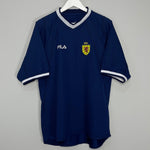 Shop 2000/02 SCOTLAND HOME SHIRT (XL) FILA, classic football shirts, vintage football shirts & retro soccer jerseys at Cult Kits