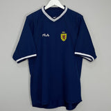 Shop 2000/02 SCOTLAND HOME SHIRT (XL) FILA, classic football shirts, vintage football shirts & retro soccer jerseys at Cult Kits