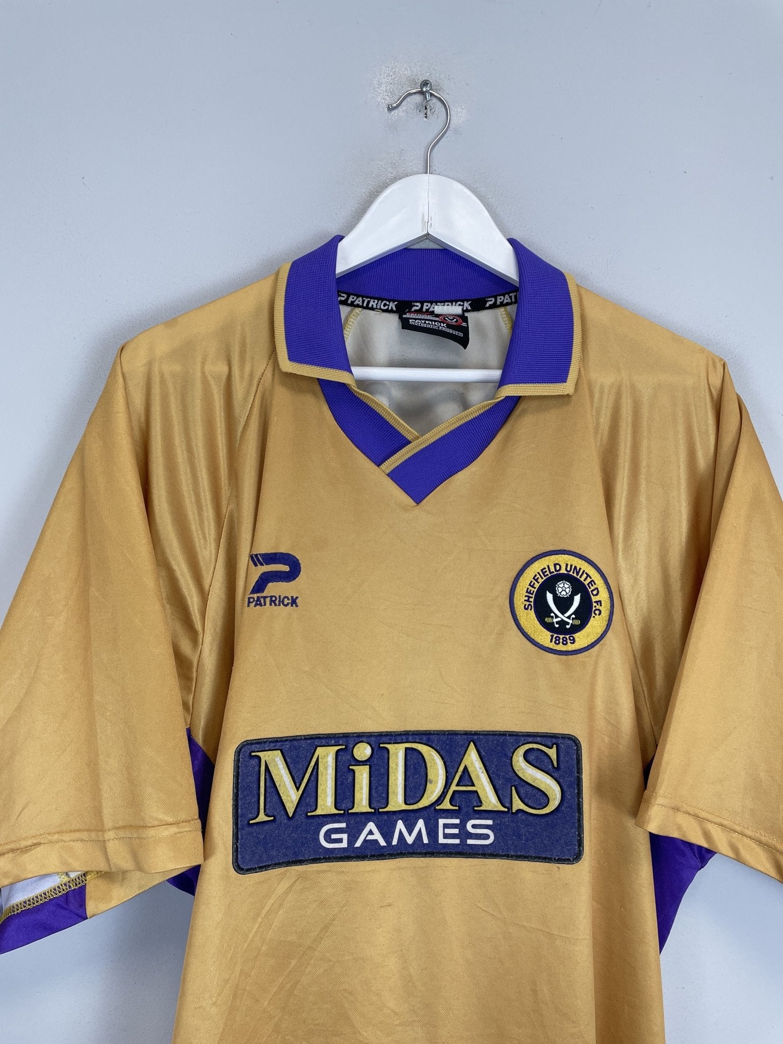 Shop 2000/02 SHEFFIELD UNITED AWAY SHIRT (XXXL) PATRICK, classic football shirts, vintage football shirts & retro soccer jerseys at Cult Kits