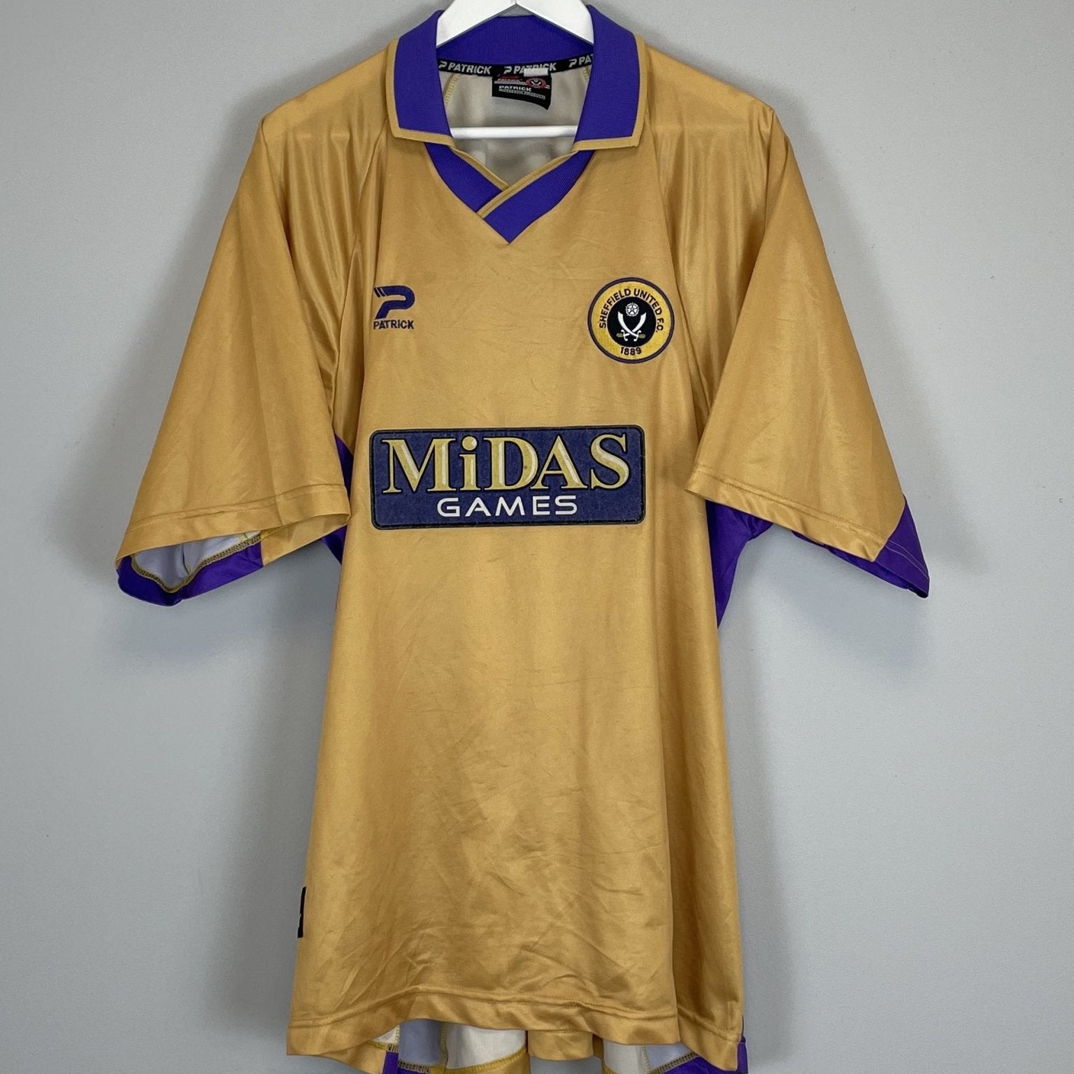 Shop 2000/02 SHEFFIELD UNITED AWAY SHIRT (XXXL) PATRICK, classic football shirts, vintage football shirts & retro soccer jerseys at Cult Kits