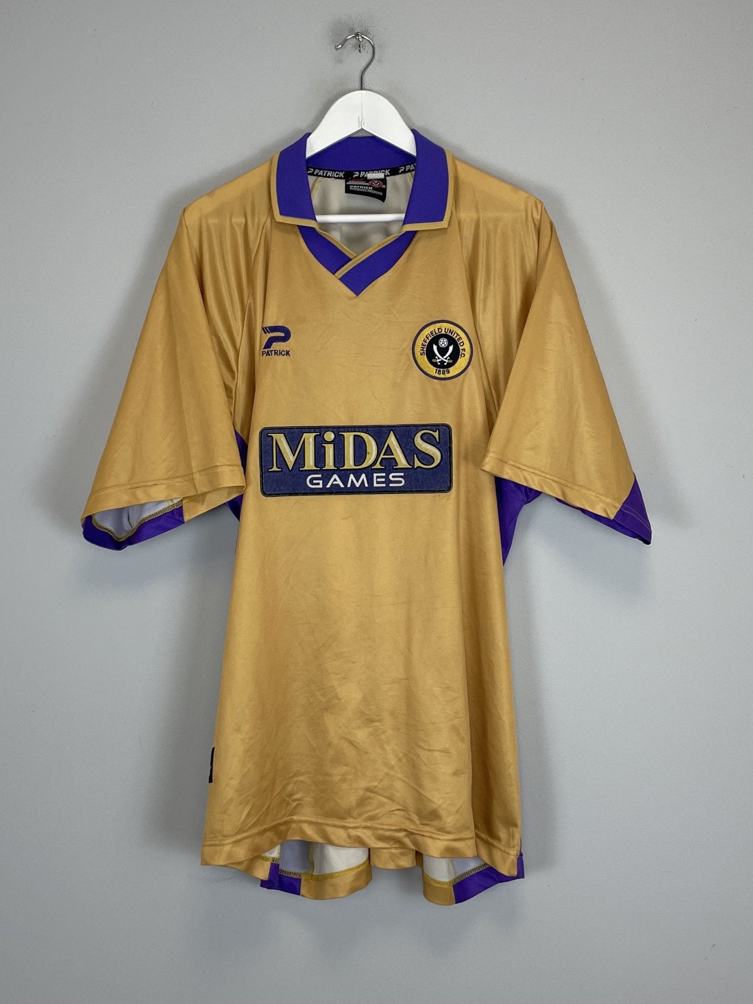 Shop 2000/02 SHEFFIELD UNITED AWAY SHIRT (XXXL) PATRICK, classic football shirts, vintage football shirts & retro soccer jerseys at Cult Kits