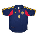 Buy 2000/02 Spain Guardiola 4 Away Shirt (S) Adidas ~ Free worldwide shipping ~ Authentic Vintage Football Shirts from Cult Kits