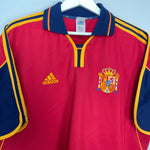 Shop 2000/02 SPAIN HOME SHIRT (XL) ADIDAS, classic football shirts, vintage football shirts & retro soccer jerseys at Cult Kits