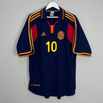 Shop 2000/02 SPAIN RAUL #10 AWAY SHIRT (XL) ADIDAS, classic football shirts, vintage football shirts & retro soccer jerseys at Cult Kits