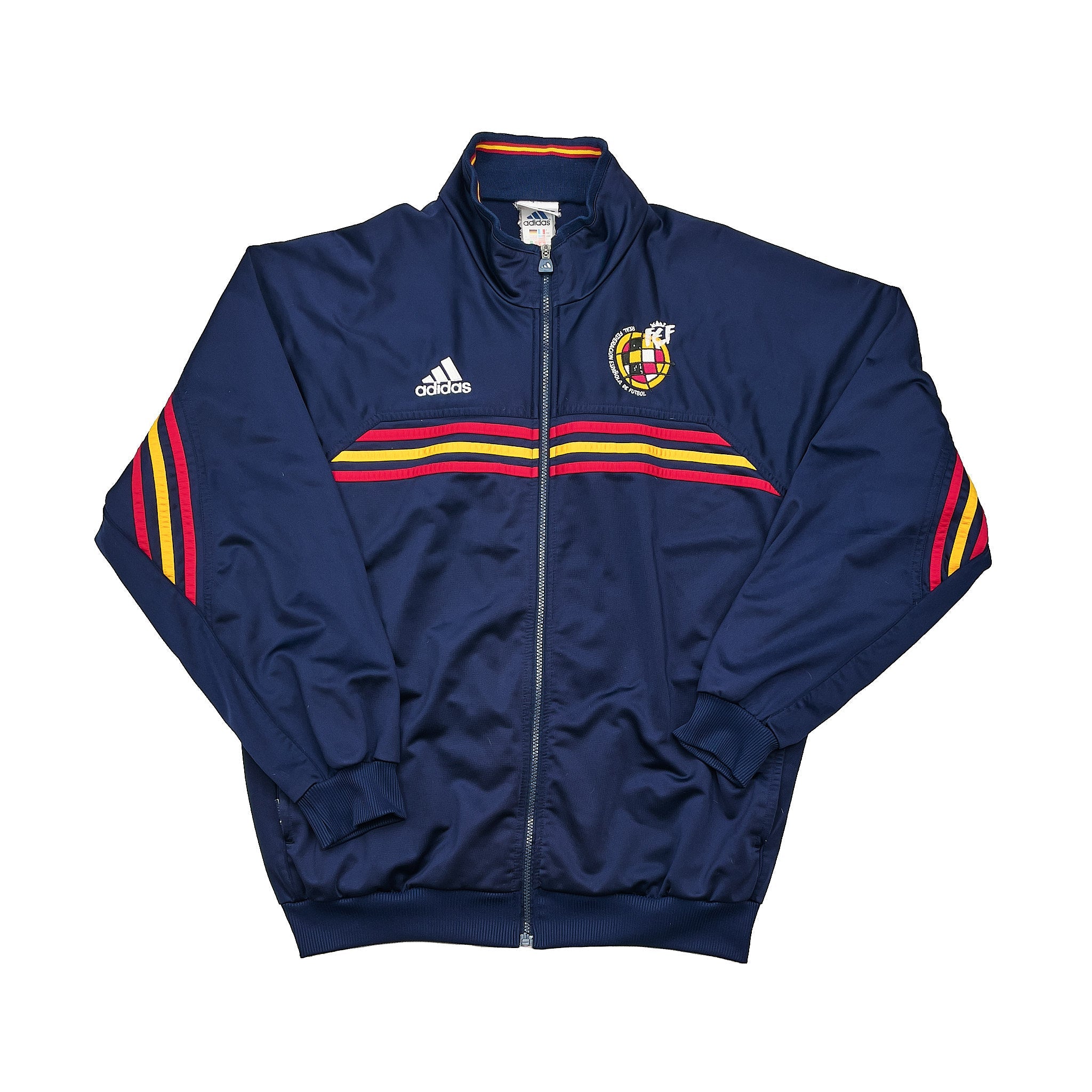 Buy 2000/02 Spain Track Jacket (L) Adidas ~ Free worldwide shipping ~ Authentic Vintage Football Shirts from Cult Kits