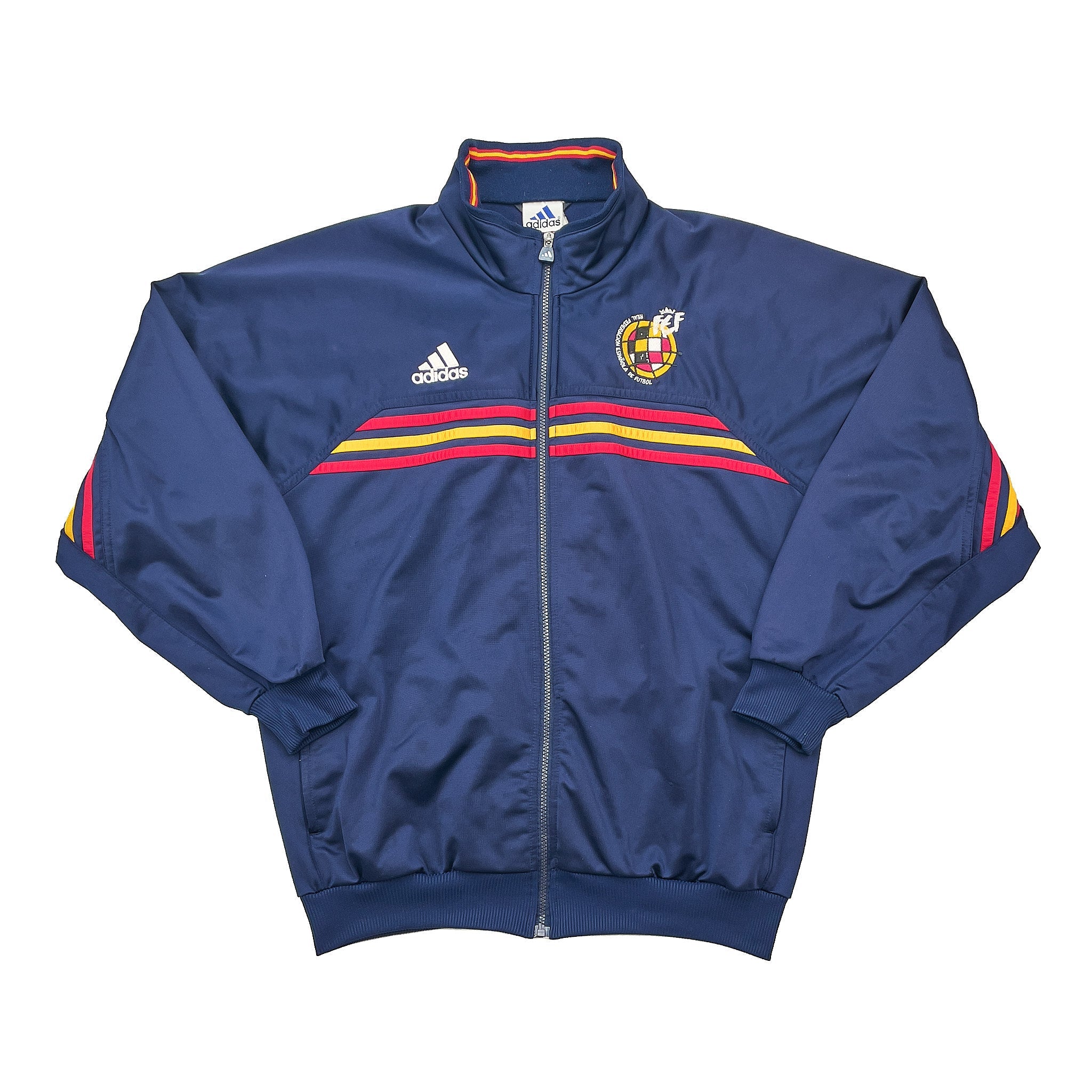 Buy 2000/02 Spain Track Jacket (M) Adidas ~ Free worldwide shipping available ~ Authentic Vintage Football Shirts from Cult Kits
