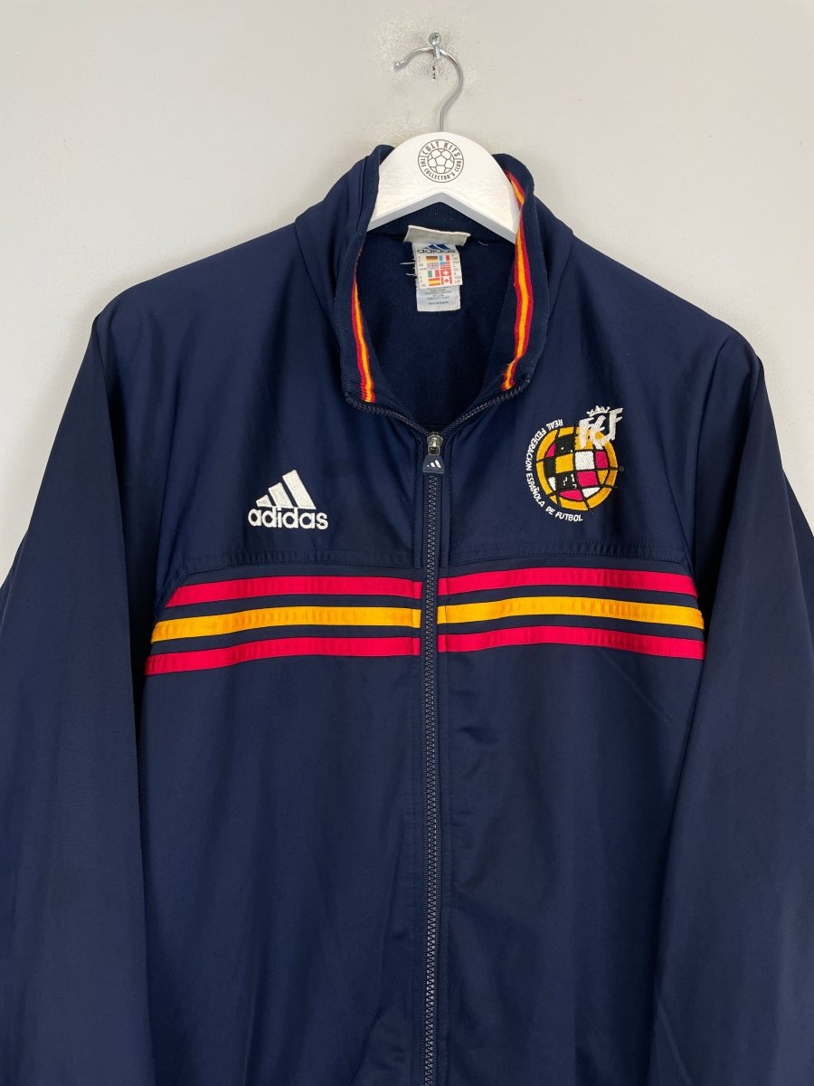 2000/02 SPAIN TRACKSUIT TOP (L) ADIDAS - Cult Kits - Large - Buy Vintage Football Shirts, Authentic Retro Football Shirts For Sale, Classic Football Shirts & Soccer Jersey