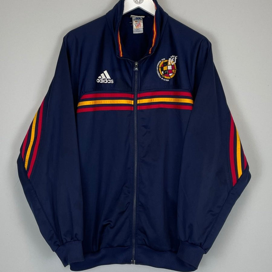 2000/02 SPAIN TRACKSUIT TOP (L) ADIDAS - Cult Kits - Large - Buy Vintage Football Shirts, Authentic Retro Football Shirts For Sale, Classic Football Shirts & Soccer Jersey