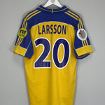 2000/02 SWEDEN LARSSON 20 HOME SHIRT (L) ADIDAS - Cult Kits - Large - Buy Vintage Football Shirts, Authentic Retro Football Shirts For Sale, Classic Football Shirts & Soccer Jersey