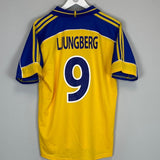 2000/02 SWEDEN LJUNGBERG 9 HOME SHIRT (M) ADIDAS - Cult Kits - Medium - Buy Vintage Football Shirts, Authentic Retro Football Shirts For Sale, Classic Football Shirts & Soccer Jersey