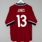 Shop 2000/02 USA JONES #13 AWAY SHIRT (L) NIKE, classic football shirts, vintage football shirts & retro soccer jerseys at Cult Kits