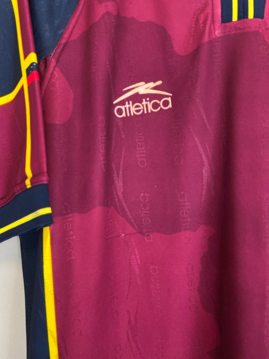 2000/02 VENEZUELA HOME SHIRT (M) ATLETICA - Cult Kits - Medium - Buy Vintage Football Shirts, Authentic Retro Football Shirts For Sale, Classic Football Shirts & Soccer Jersey