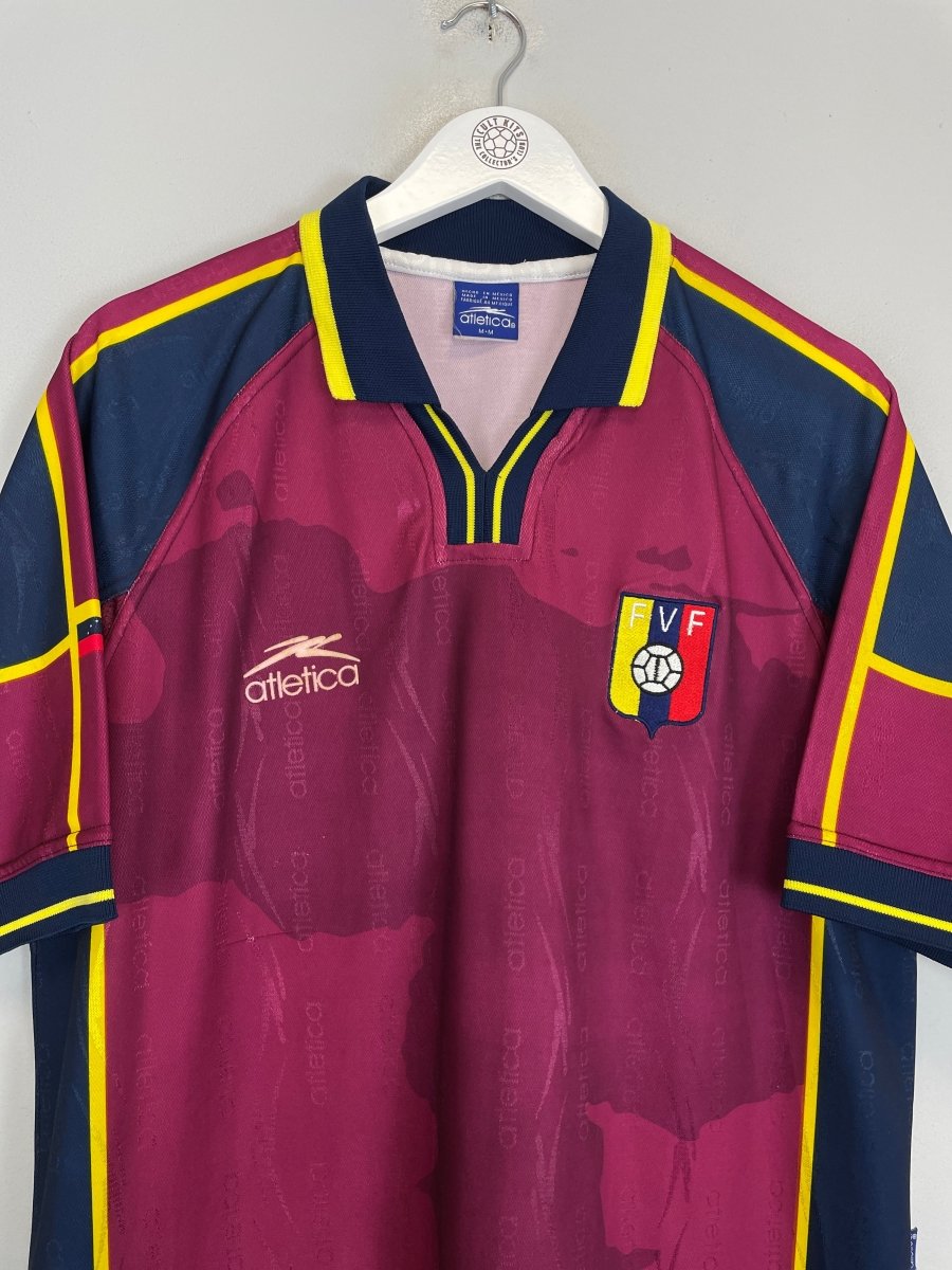2000/02 VENEZUELA HOME SHIRT (M) ATLETICA - Cult Kits - Medium - Buy Vintage Football Shirts, Authentic Retro Football Shirts For Sale, Classic Football Shirts & Soccer Jersey
