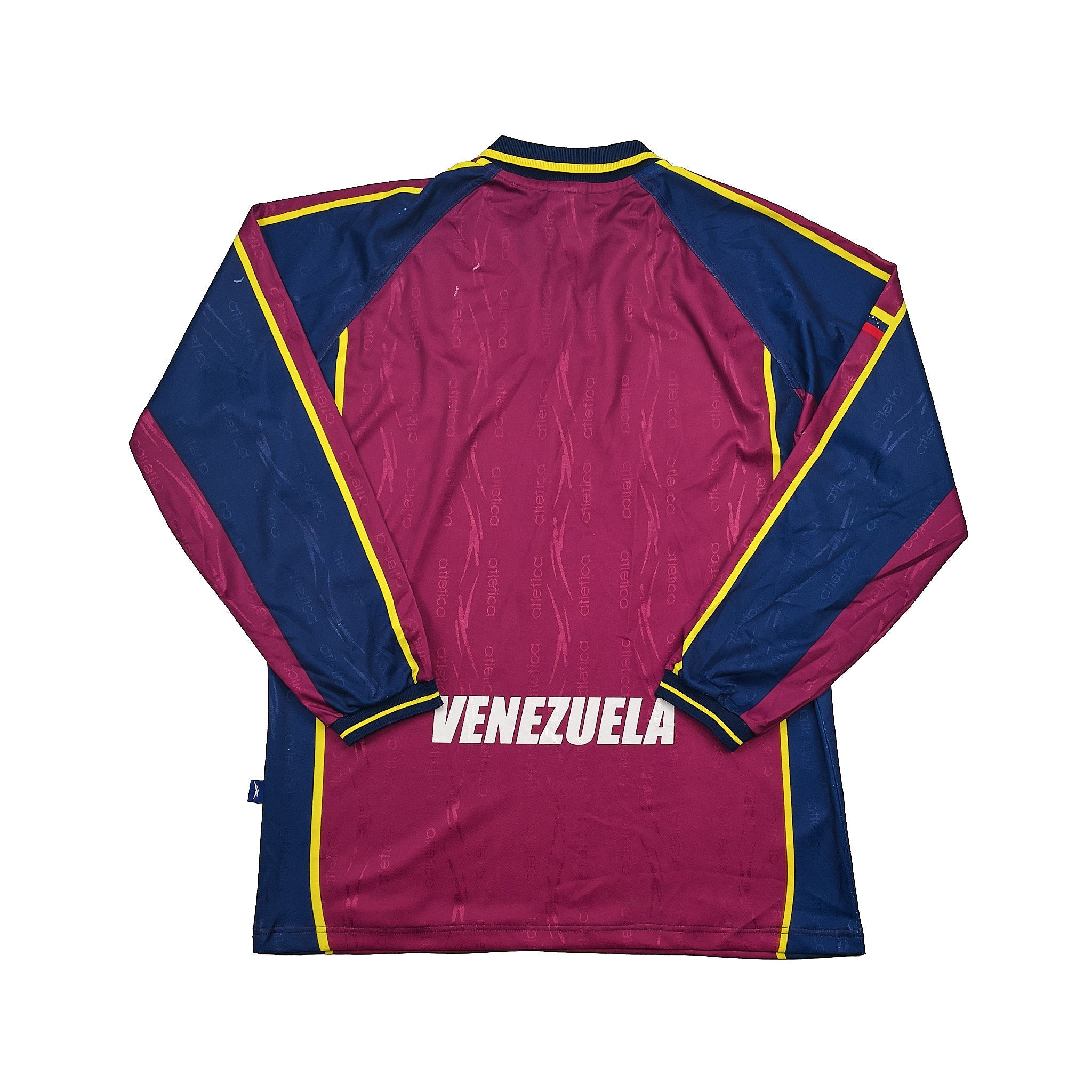 Buy 2000/02 Venezuela L/S Home Shirt (XL) Atletica ~ Free worldwide shipping available ~ Authentic Vintage Football Shirts from Cult Kits