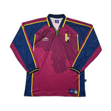 Buy 2000/02 Venezuela L/S Home Shirt (XL) Atletica ~ Free worldwide shipping available ~ Authentic Vintage Football Shirts from Cult Kits