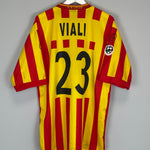 Shop 2000/01 LECCE VIALI #23 *MATCH ISSUE* HOME SHIRT (XXL) ASICS, classic football shirts, vintage football shirts & retro soccer jerseys at Cult Kits