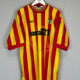Shop 2000/01 LECCE VIALI #23 *MATCH ISSUE* HOME SHIRT (XXL) ASICS, classic football shirts, vintage football shirts & retro soccer jerseys at Cult Kits
