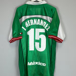 2000/01 MEXICO L.HERNANDEZ #15 HOME SHIRT (XL) ATLETICA CLASSIC FOOTBALL SHIRTS