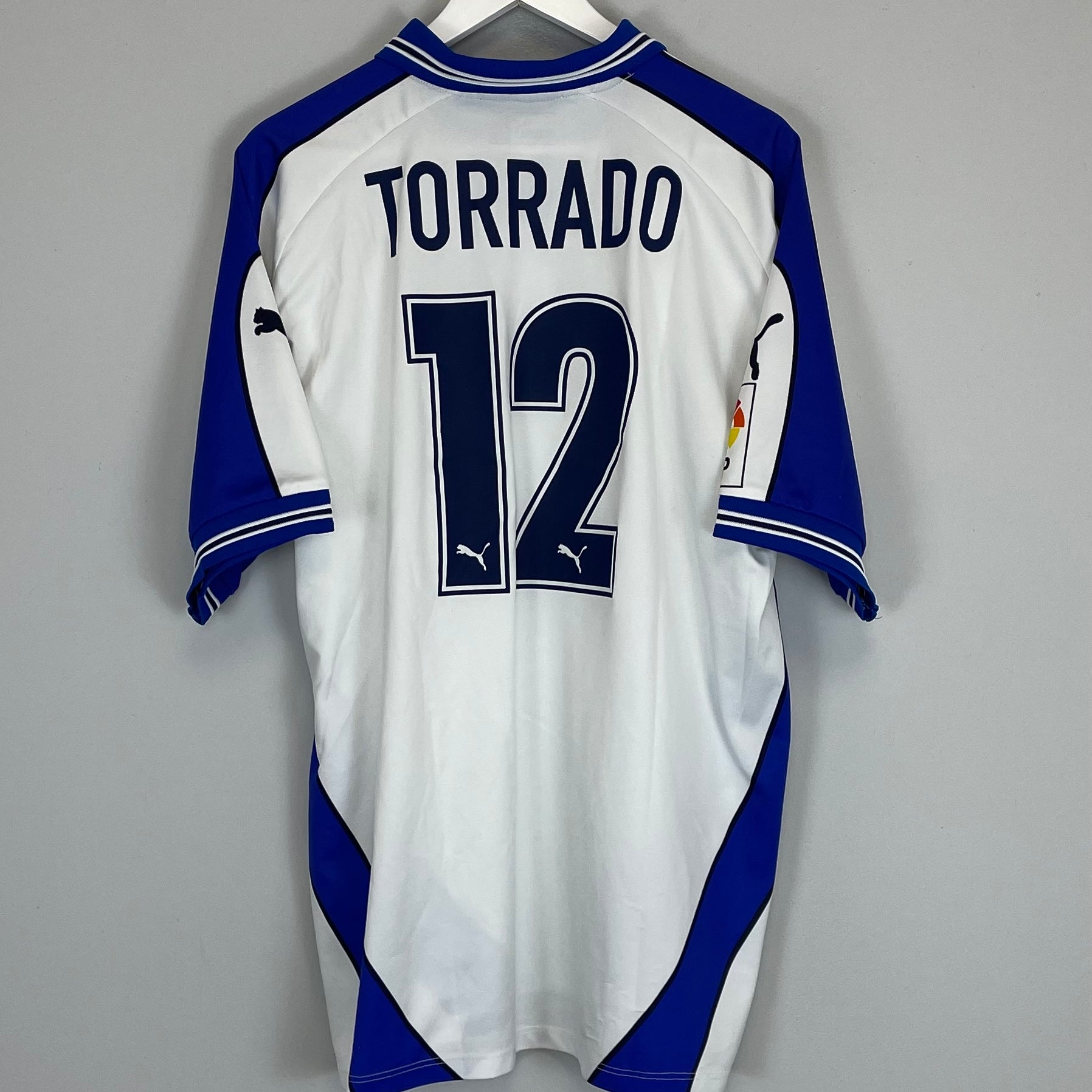 Shop 2000/01 TENERIFE TORRADO #12 HOME SHIRT (XL) PUMA, classic football shirts, vintage football shirts & retro soccer jerseys at Cult Kits