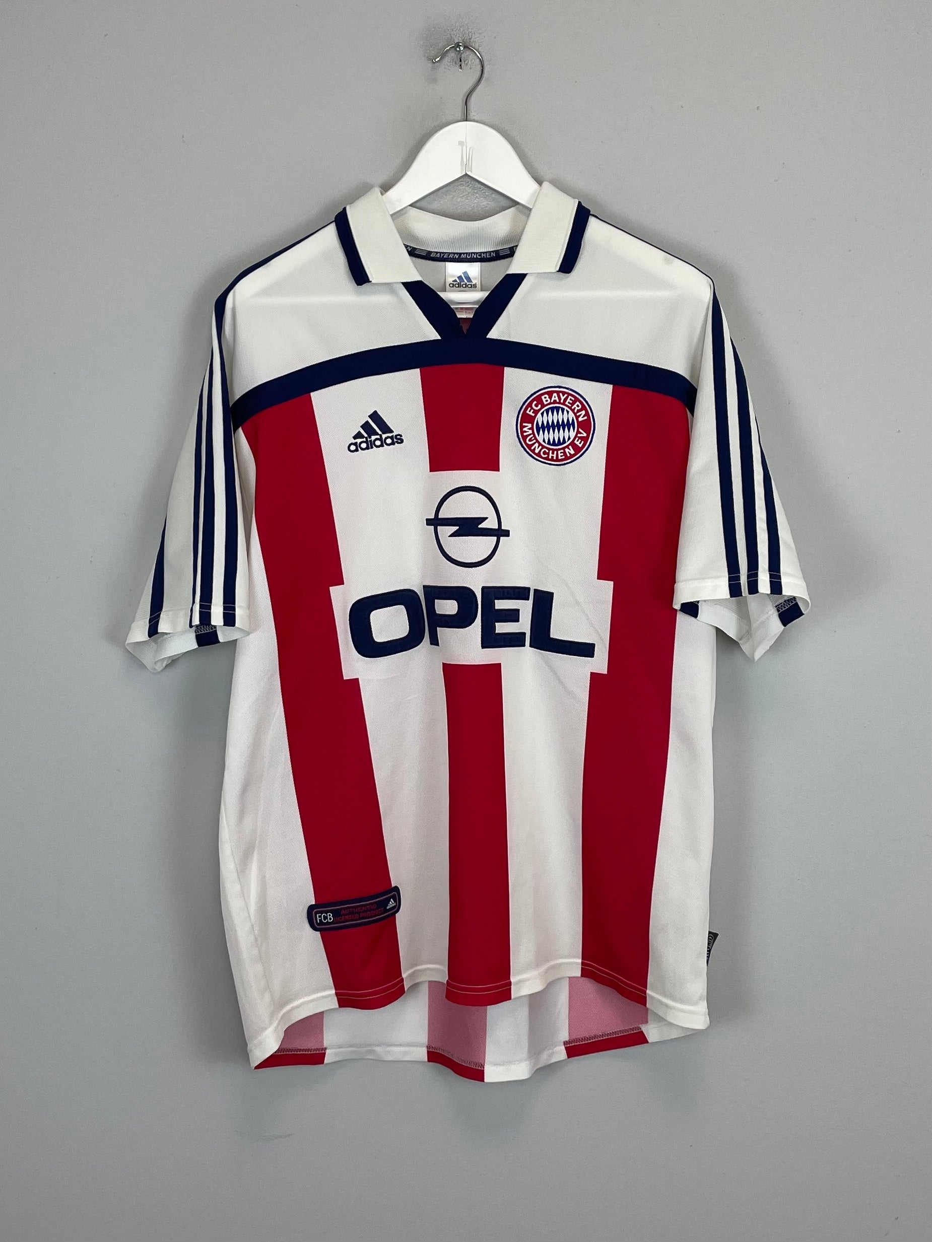 2000/02 BAYERN MUNICH AWAY SHIRT (L) ADIDAS