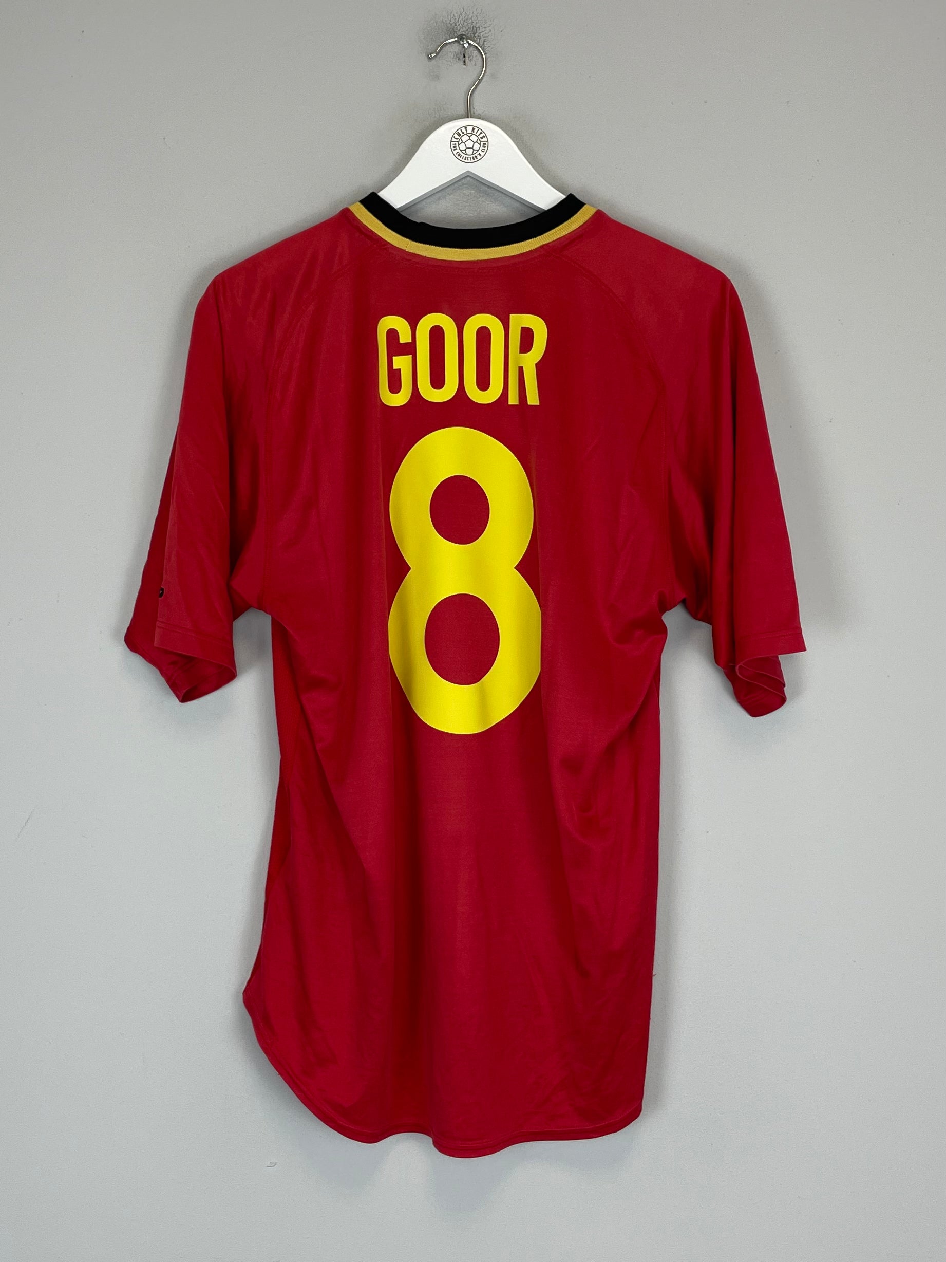 2000/02 BELGIUM GOOR #8 HOME SHIRT (M) NIKE