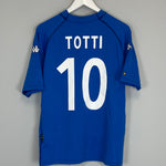 2000/02 ITALY TOTTI #10 HOME SHIRT (XL) KAPPA