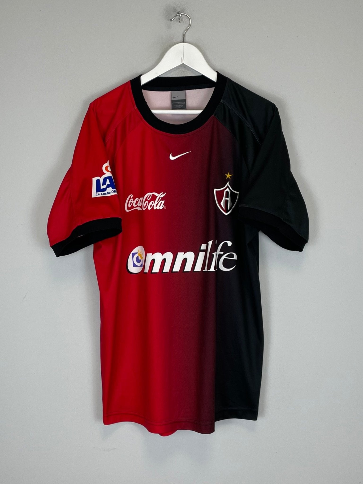 Shop 2001 ATLAS HOME SHIRT (L) NIKE, classic football shirts, vintage football shirts & retro soccer jerseys at Cult Kits