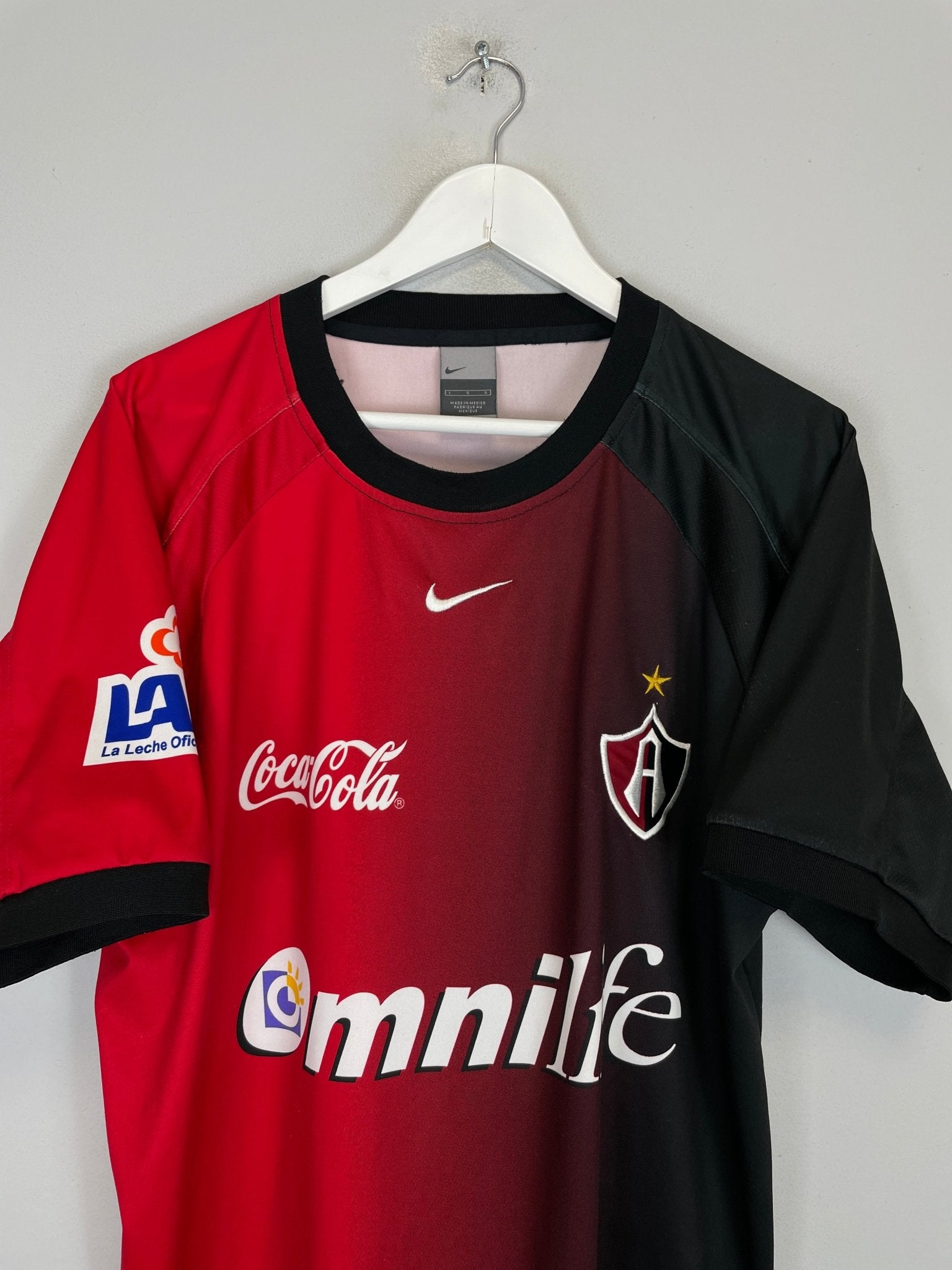 Shop 2001 ATLAS HOME SHIRT (L) NIKE, classic football shirts, vintage football shirts & retro soccer jerseys at Cult Kits