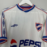 Shop 2001 CLUB NACIONAL #10 HOME SHIRT (M) UMBRO, classic football shirts, vintage football shirts & retro soccer jerseys at Cult Kits