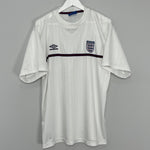 Shop 2001 ENGLAND TRAINING SHIRT (XXL) UMBRO, classic football shirts, vintage football shirts & retro soccer jerseys at Cult Kits