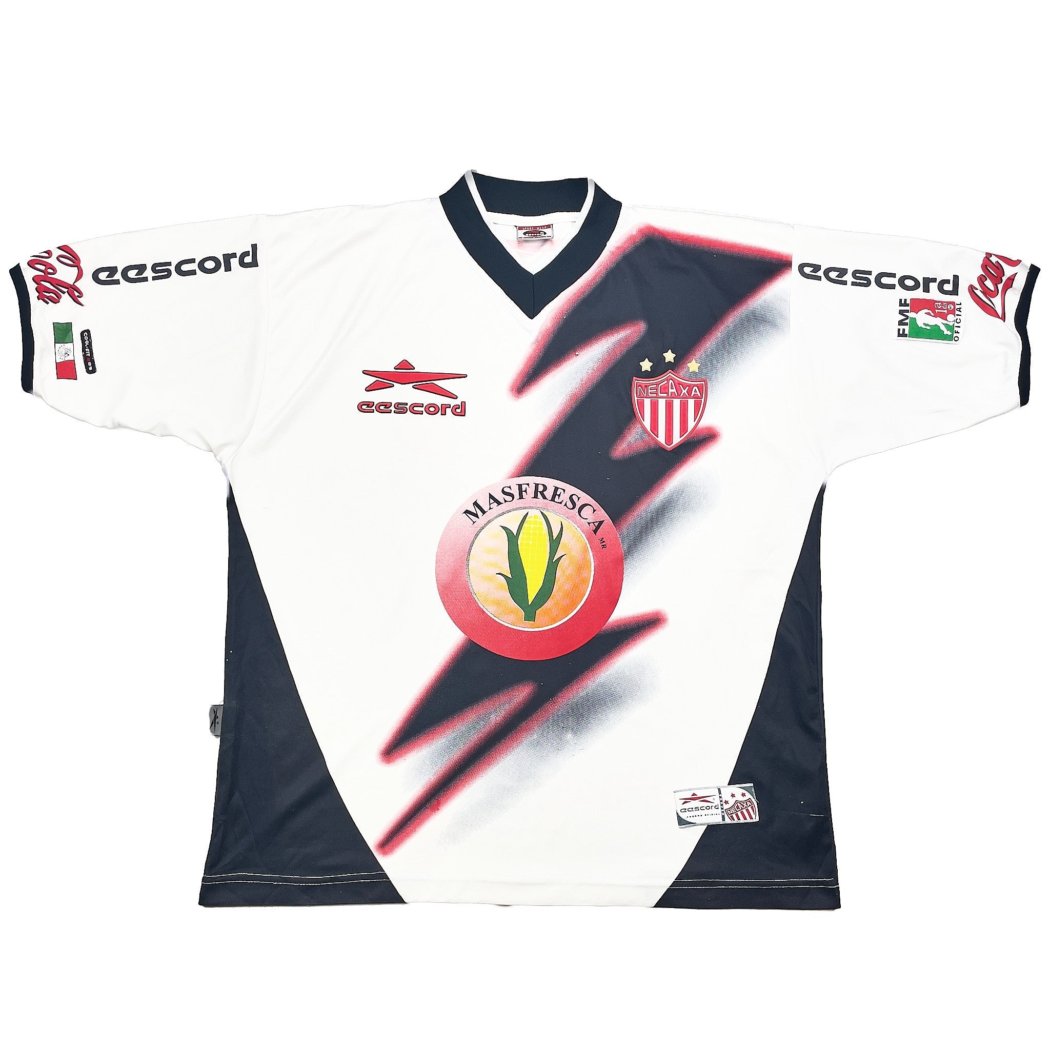 Buy 2001 Necaxa Third Shirt (L) Eescord ~ Free worldwide shipping available ~ Authentic Vintage Football Shirts from Cult Kits