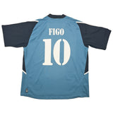 Buy 2001 Real Madrid Figo 10 Third Shirt (XL) Adidas ~ Free worldwide shipping available ~ Authentic Vintage Football Shirts from Cult Kits