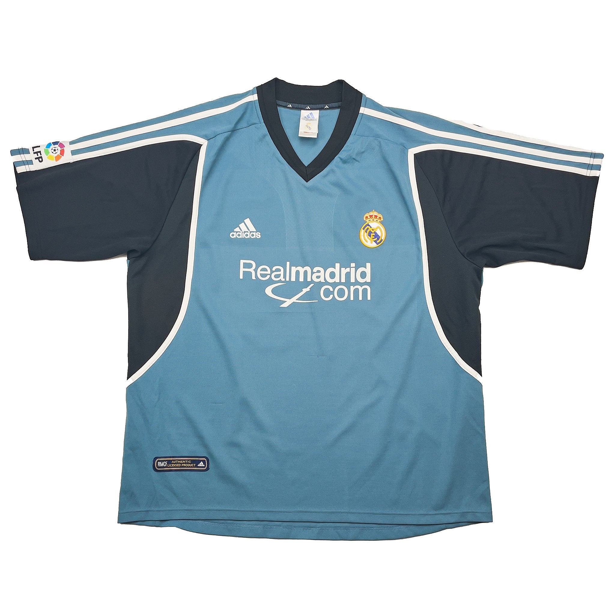 Buy 2001 Real Madrid Figo 10 Third Shirt (XL) Adidas ~ Free worldwide shipping available ~ Authentic Vintage Football Shirts from Cult Kits