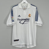 Shop 2001 REAL MADRID ZIDANE #5 HOME SHIRT (L) ADIDAS, classic football shirts, vintage football shirts & retro soccer jerseys at Cult Kits