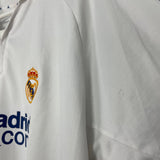 Shop 2001 REAL MADRID ZIDANE #5 HOME SHIRT (XL) ADIDAS, classic football shirts, vintage football shirts & retro soccer jerseys at Cult Kits