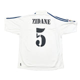 Buy 2001 Real Madrid Zidane 5 Home Shirt (XL) Adidas ~ Free worldwide shipping available ~ Authentic Vintage Football Shirts from Cult Kits