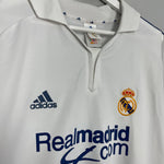 Shop 2001 REAL MADRID ZIDANE #5 HOME SHIRT (XL) ADIDAS, classic football shirts, vintage football shirts & retro soccer jerseys at Cult Kits