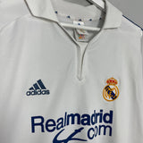 Shop 2001 REAL MADRID ZIDANE #5 HOME SHIRT (XL) ADIDAS, classic football shirts, vintage football shirts & retro soccer jerseys at Cult Kits