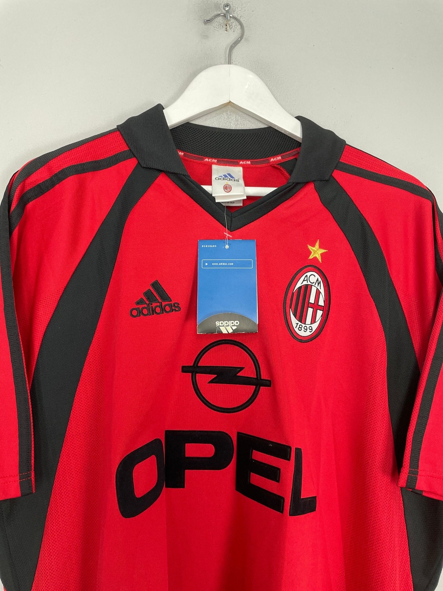 Shop 2001/02 AC MILAN *BNWT* THIRD SHIRT (L) ADIDAS, classic football shirts, vintage football shirts & retro soccer jerseys at Cult Kits