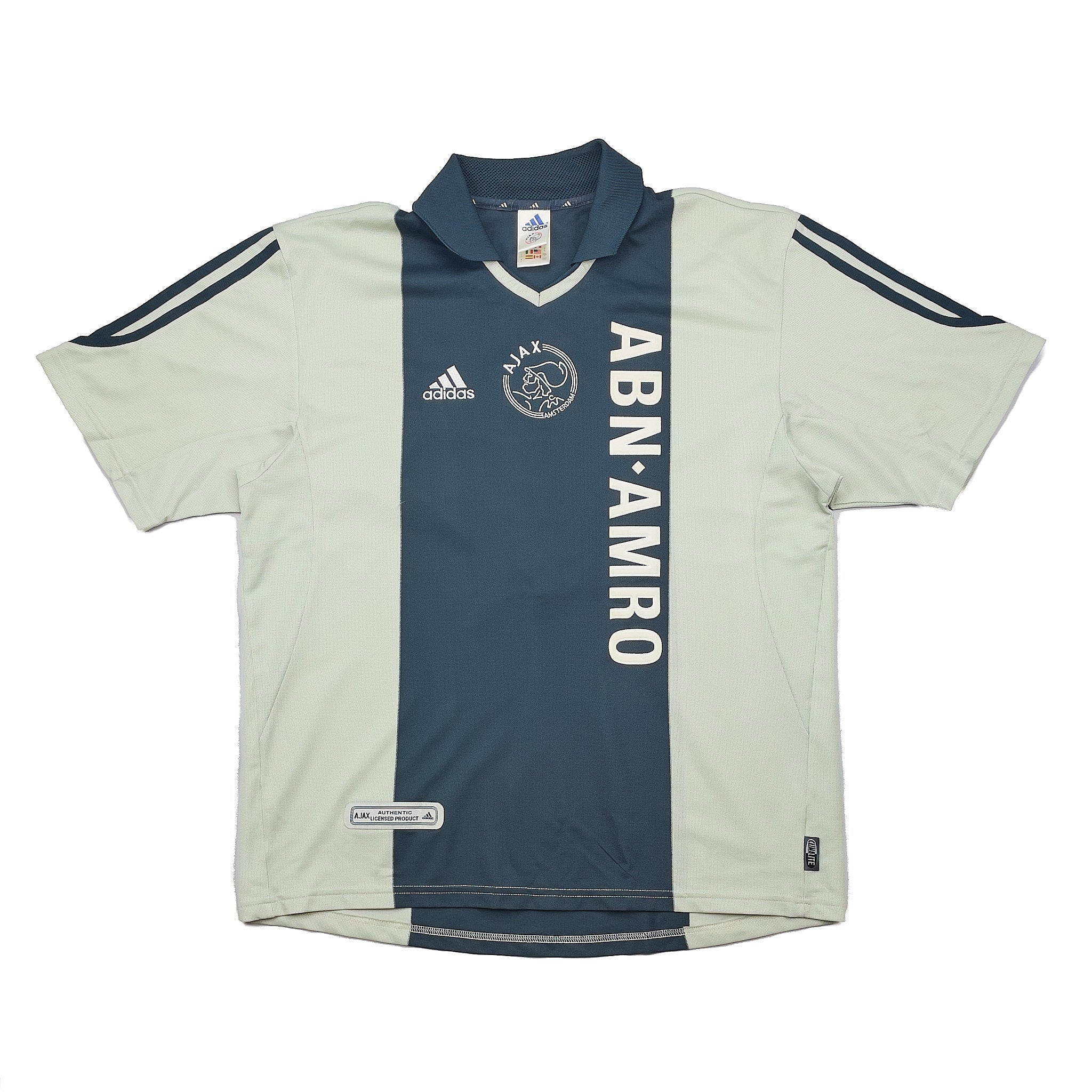 Buy 2001/02 AJAX 9 AWAY SHIRT (L) ADIDAS ~ Free worldwide shipping available ~ Authentic Vintage Football Shirts from Cult Kits