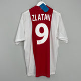 Shop 2001/02 AJAX ZLATAN #9 *BNWT* HOME SHIRT (L) ADIDAS, classic football shirts, vintage football shirts & retro soccer jerseys at Cult Kits