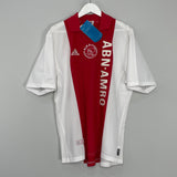 Shop 2001/02 AJAX ZLATAN #9 *BNWT* HOME SHIRT (L) ADIDAS, classic football shirts, vintage football shirts & retro soccer jerseys at Cult Kits