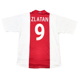 Buy 2001/02 Ajax Zlatan 9 Home Shirt (L) Adidas ~ Free worldwide shipping available ~ Authentic Vintage Football Shirts from Cult Kits