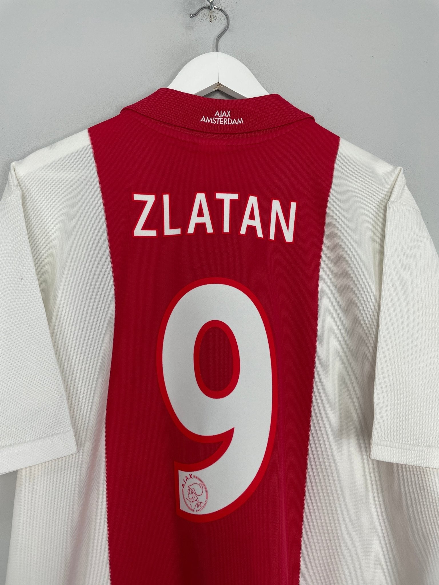 Shop 2001/02 AJAX ZLATAN #9 HOME SHIRT (XL) ADIDAS, classic football shirts, vintage football shirts & retro soccer jerseys at Cult Kits