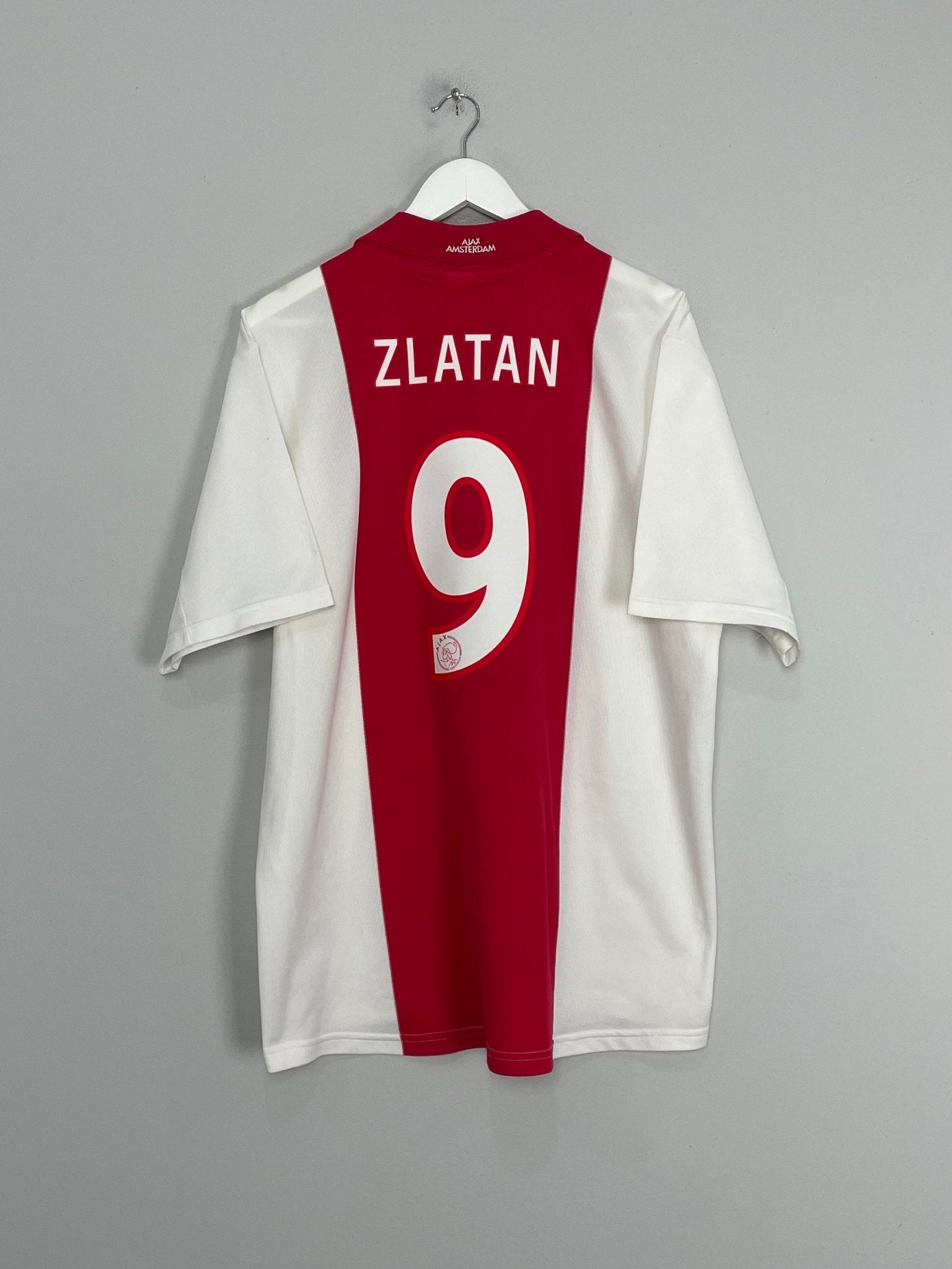 Shop 2001/02 AJAX ZLATAN #9 HOME SHIRT (XL) ADIDAS, classic football shirts, vintage football shirts & retro soccer jerseys at Cult Kits