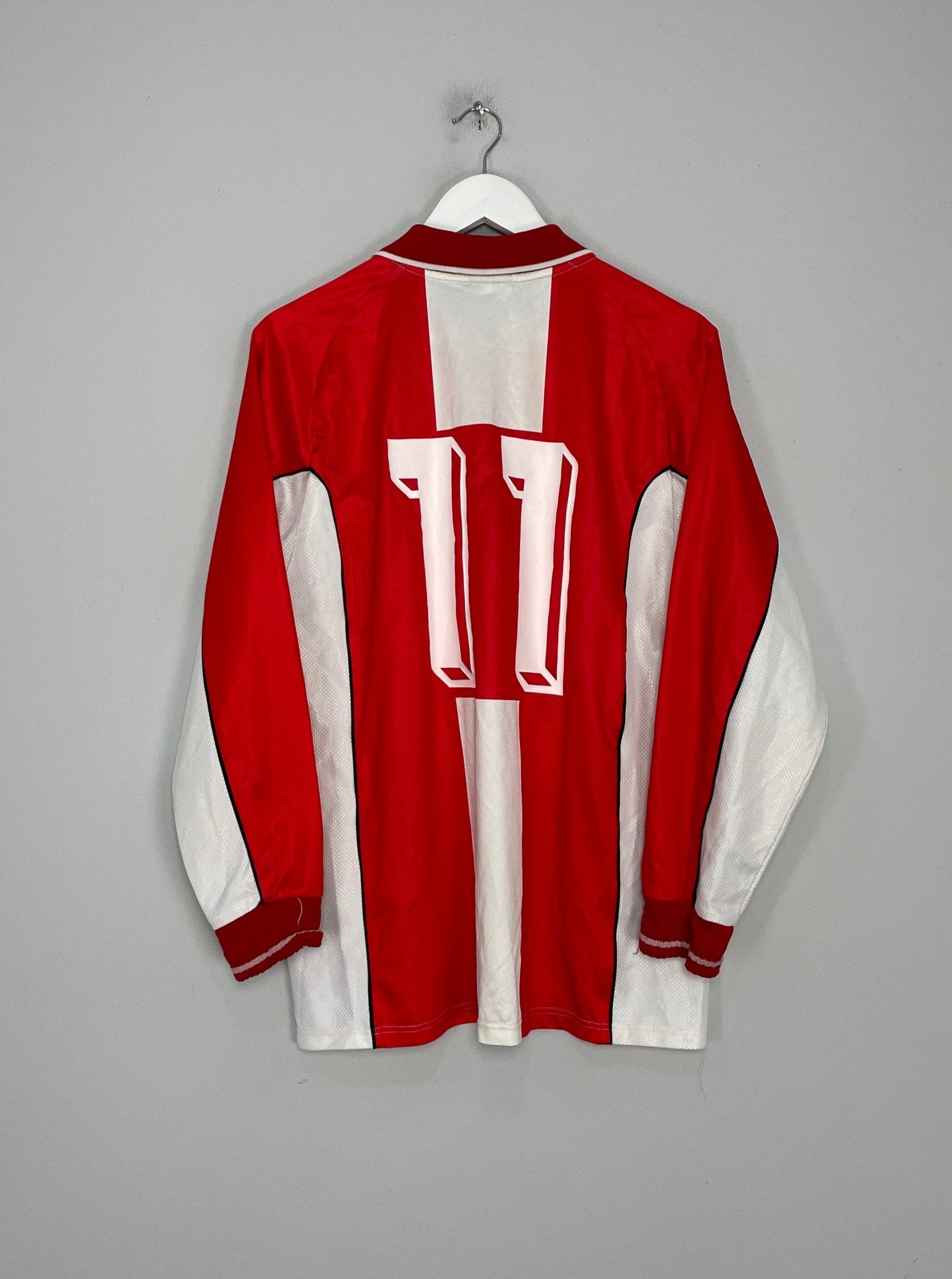 Shop 2001/02 ARENA #11 L/S #11 HOME SHIRT (L) VIRMA, classic football shirts, vintage football shirts & retro soccer jerseys at Cult Kits