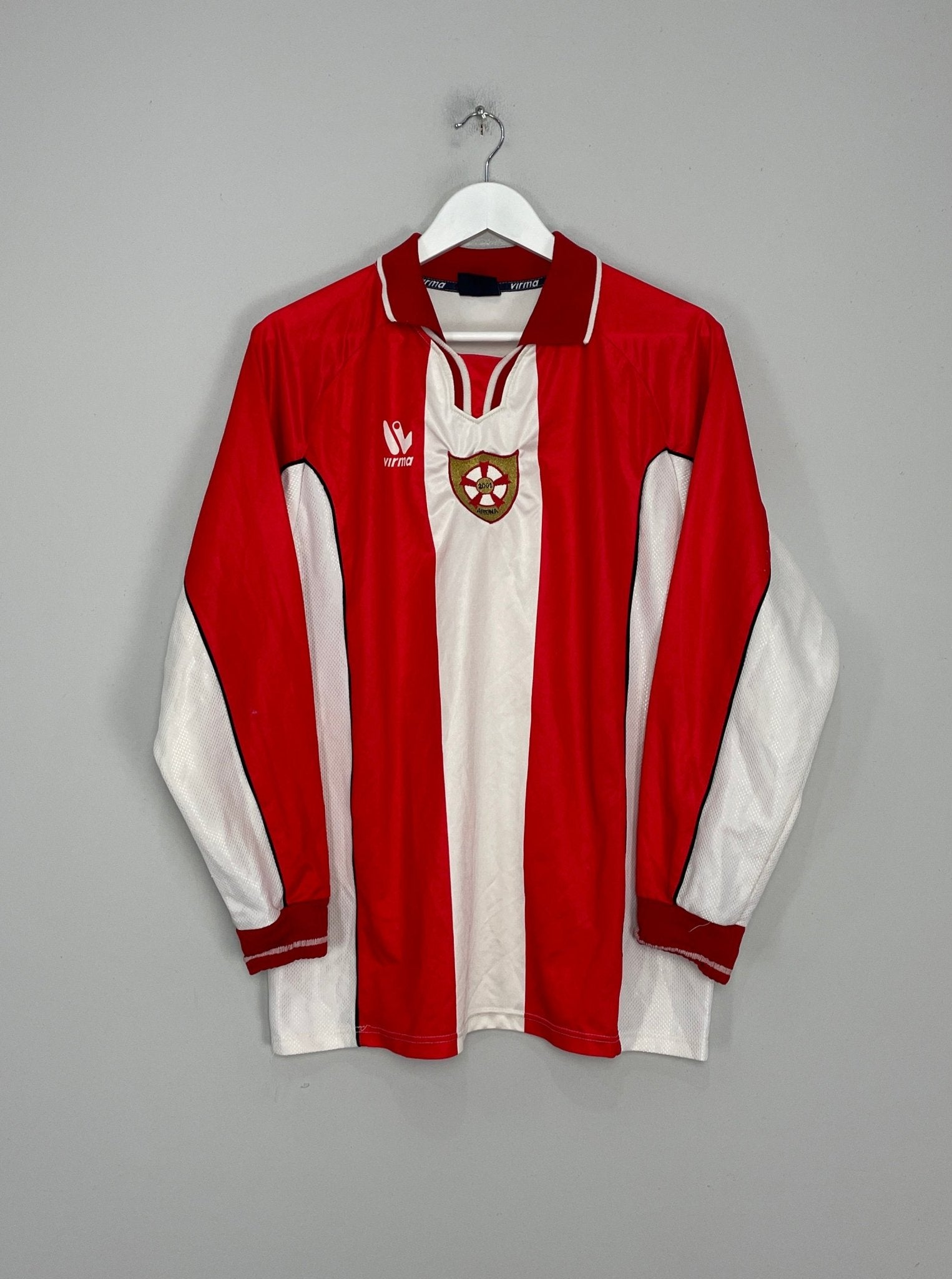 Shop 2001/02 ARENA #11 L/S #11 HOME SHIRT (L) VIRMA, classic football shirts, vintage football shirts & retro soccer jerseys at Cult Kits