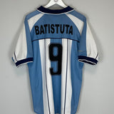 2001/02 ARGENTINA BATISTUTA 9 HOME SHIRT (L) REEBOK - Cult Kits - Large - Buy Vintage Football Shirts, Authentic Retro Football Shirts For Sale, Classic Football Shirts & Soccer Jersey