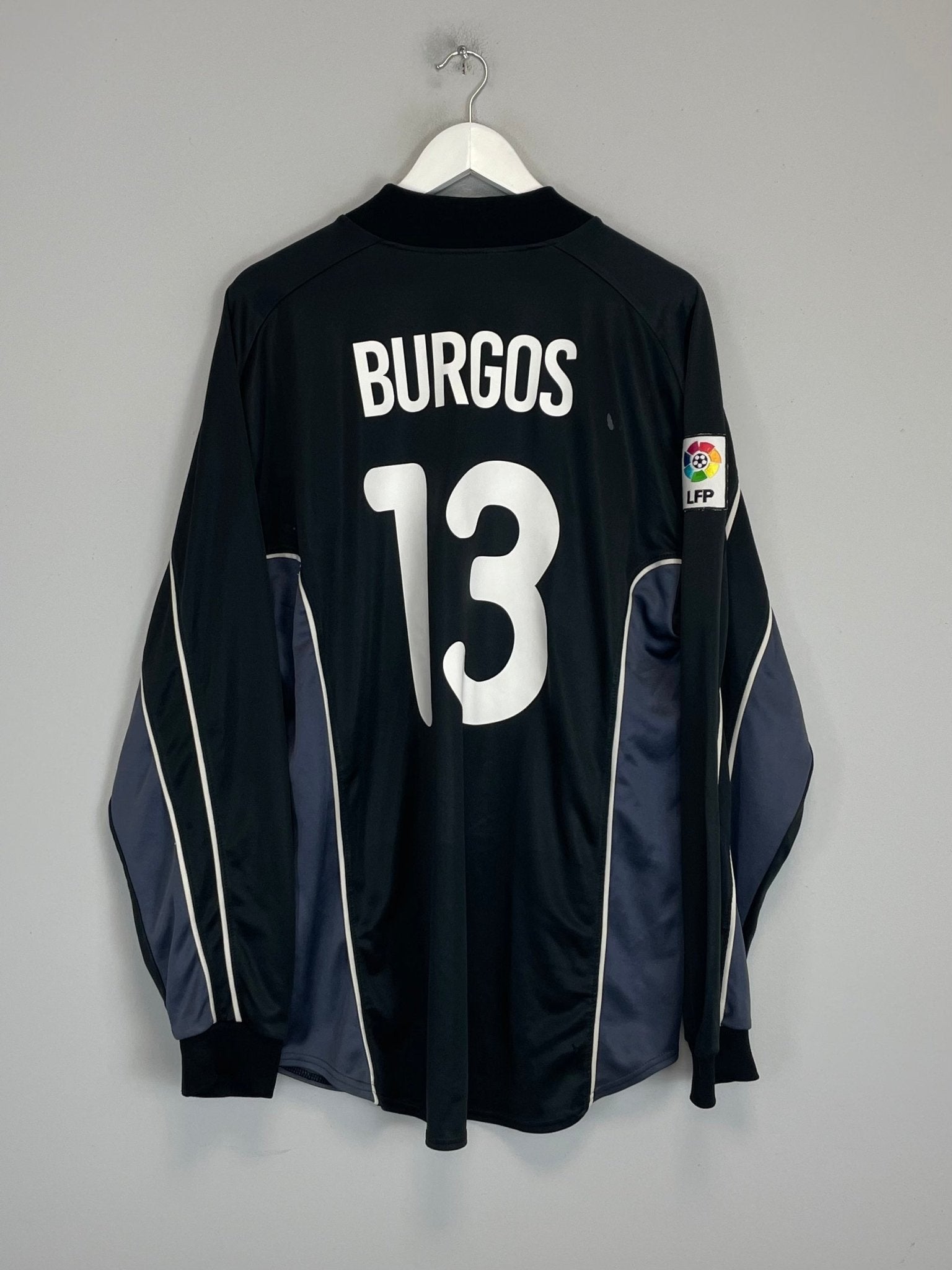 Shop 2001/02 ATLETICO MADRID BURGOS #13 GK SHIRT (XL) NIKE, classic football shirts, vintage football shirts & retro soccer jerseys at Cult Kits