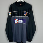 Shop 2001/02 ATLETICO MADRID BURGOS #13 GK SHIRT (XL) NIKE, classic football shirts, vintage football shirts & retro soccer jerseys at Cult Kits